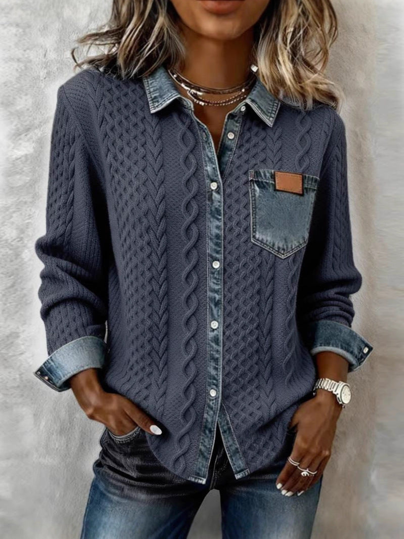 CATALINA | Camisa de punto trenzado