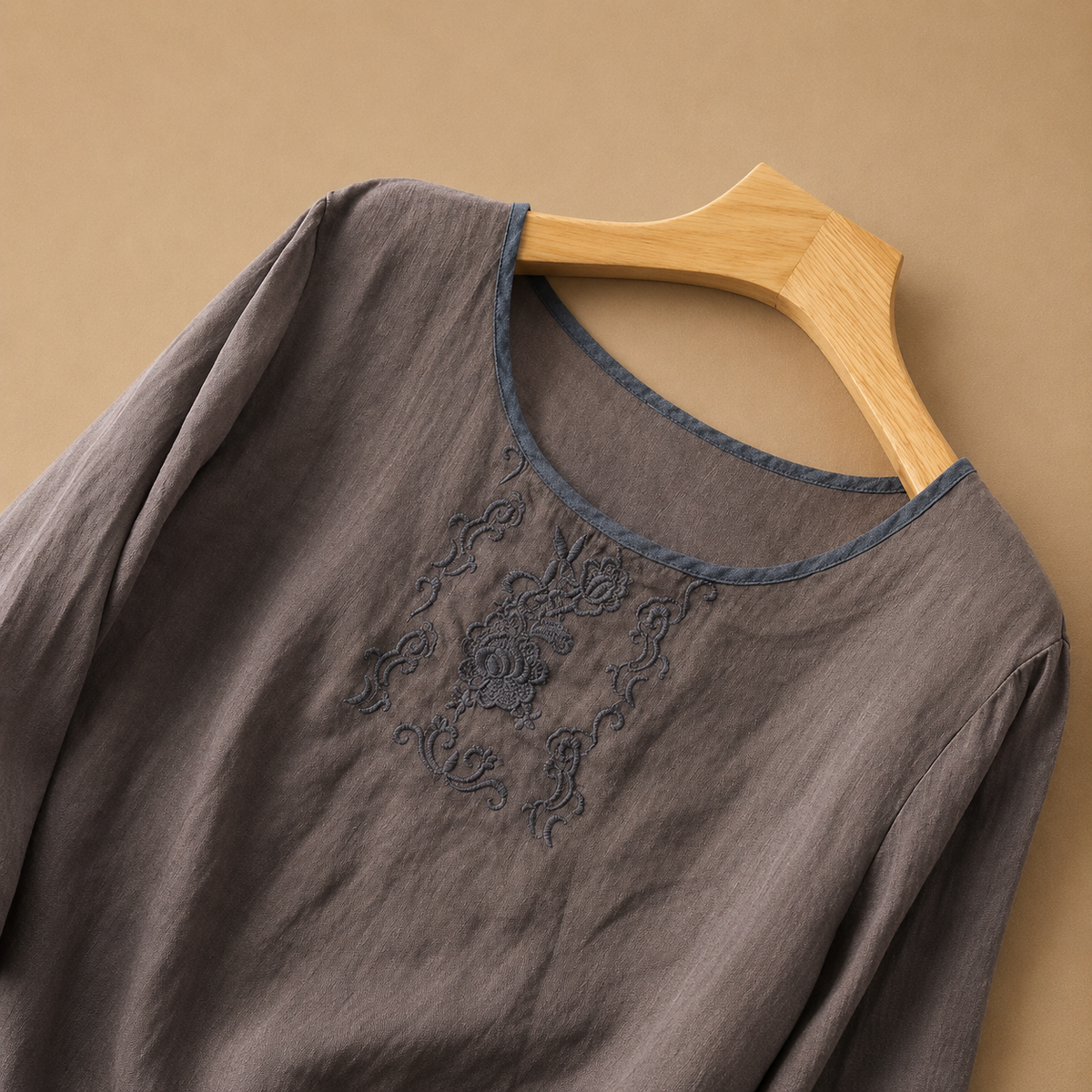 Blusa Floral de Lino Rosalie