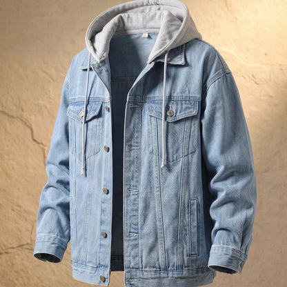 Pedro | Chaqueta Vaquera Urbana con Capucha