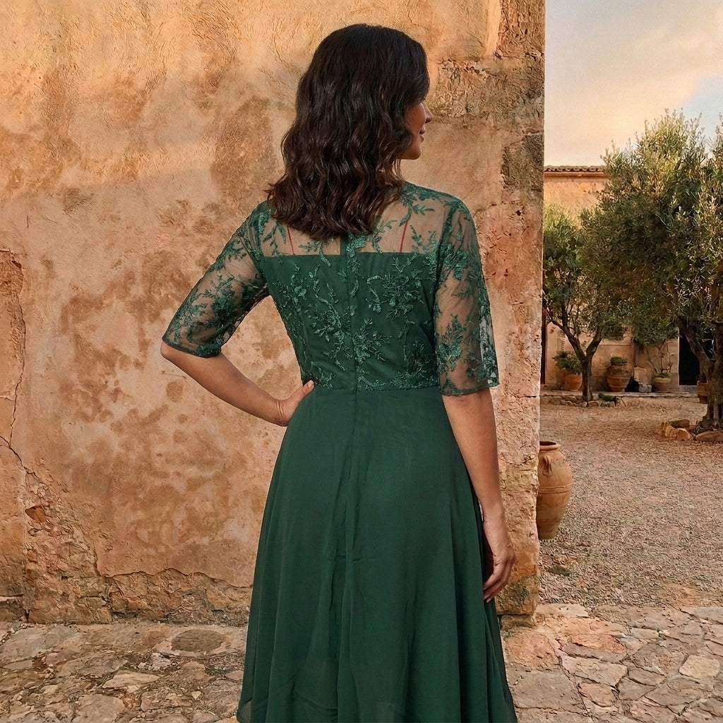Luciana™ | Vestido de Gasa Elegante