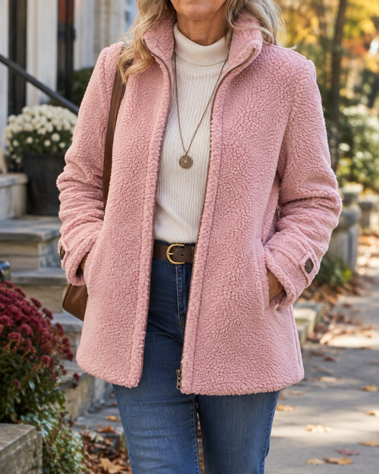Rebeca | Chaqueta con cuello alto y cremallera