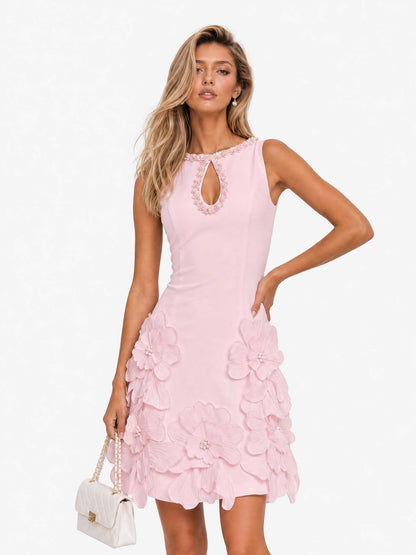 Nadia™ | Vestido Mini Elegante Sin Mangas con Recorte