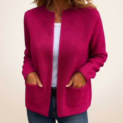 Martina | Cardigan con Cremallera con Bolsillos